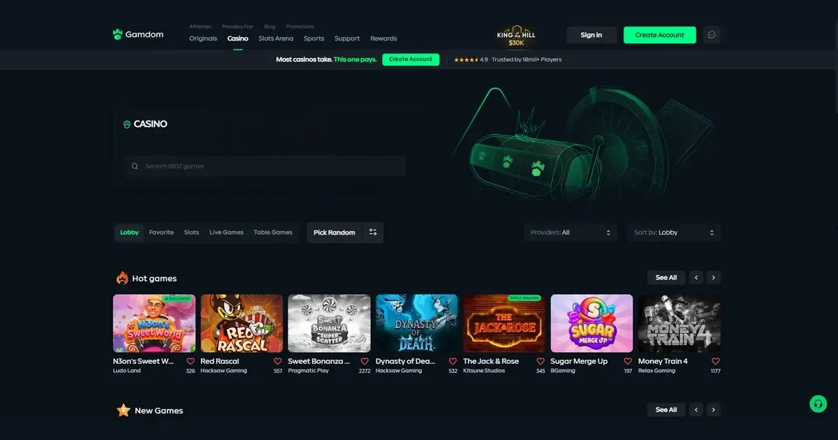 gamdom casino